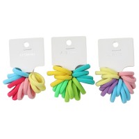 Cotton Colorful Flower Scrunchie
